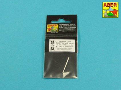 1/72 Soviet 76,2mm ZiS-5/F-34 tank barrel for KV-1 late & T-34/76