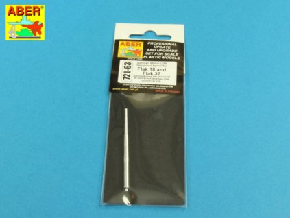 1/72 Single-piece barrel for Flak 36 and Flak 37