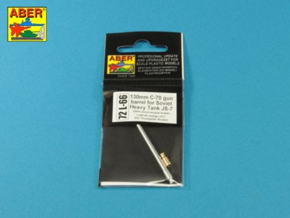 1/72 130 mm C-70 gun barrel for Soviet tank JS-7