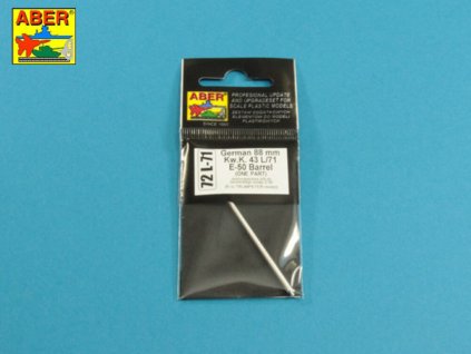 1/72 Germ.88 mm Kw.K. 43 L/71 E-50 Barrel (one part)