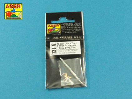 1/72 10,5/cm  L/62 A/T gun barrel for German E-50 SPG Gun