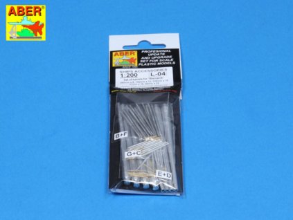 1/200 Set of barrels for Bismarck