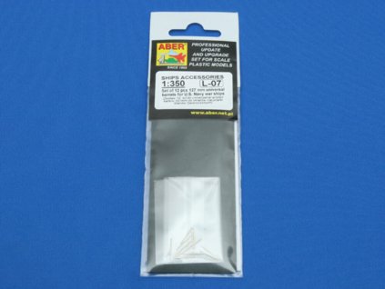 1/350 Set of pcs 127 mm barrels for U.S.Navy ships