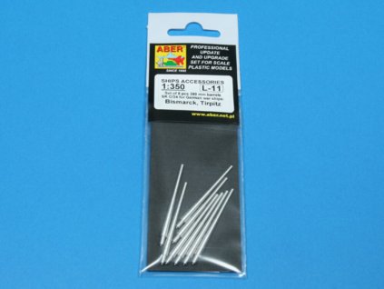 1/350 8 pcs 380 mm barrels for Bismarck