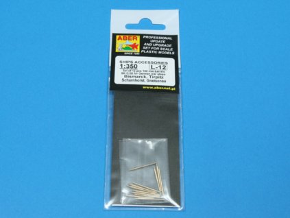 1/350 12 pcs 150 mm barrels for Bismarck