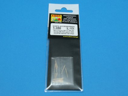 1/350 16 pcs 105 mm in C/33 mount for German