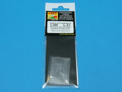 1/350 20 pcs 40 mm Bofors Mk.1 barrels