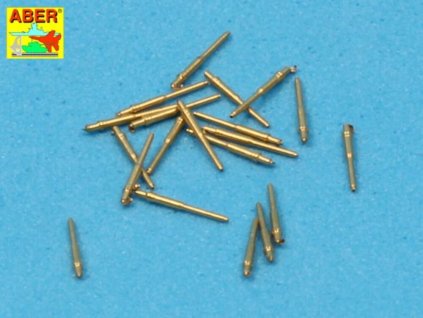 1/350 Set of 20 pcs 28 mm (1,1in)barrels for US Navy