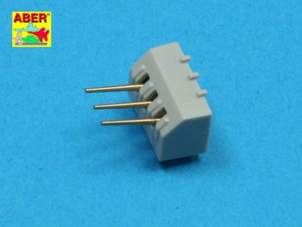 1/350 Set of 16 pcs 102 mm type BL Mk.IX barrels for Royal Navy