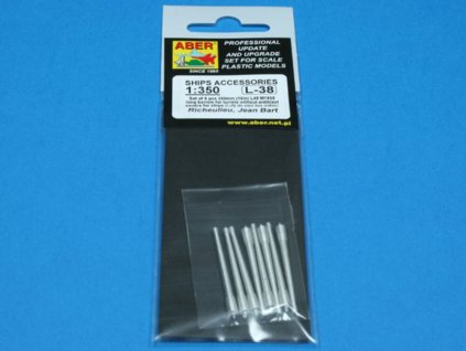 1/350 8 pcs 380mm long barrels for  Richeulieu