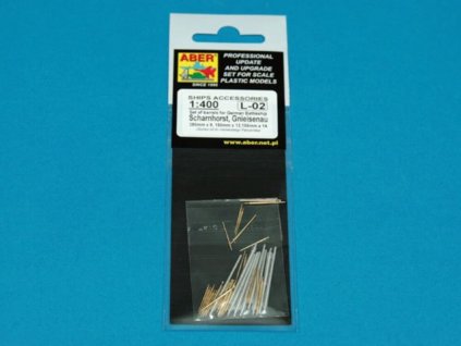 1/400 Set of barrels for Sharnhorst,Gnieisenau