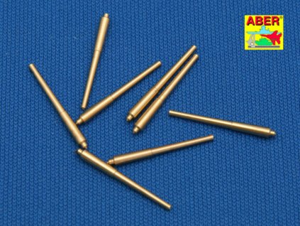 1/700 Set of 8 pcs 381mm long barrels for turrets without antiblast covers ships Hood