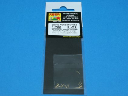 1/700 20 pcs 102mm barrels for Royal Navy