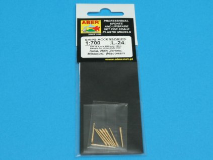 1/700 Set of 9 pcs 406 mm barrels for Missouri