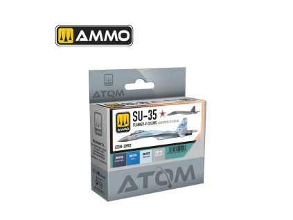 ATOM SU-35 FLANKER-E Colors Set (+ SU-27/34)