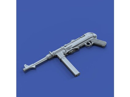 1/16 MP40 - 1 pcs. 'closed stock'  3D printed