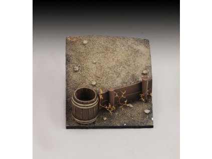 1/32 Base with bucket and wooden wall
