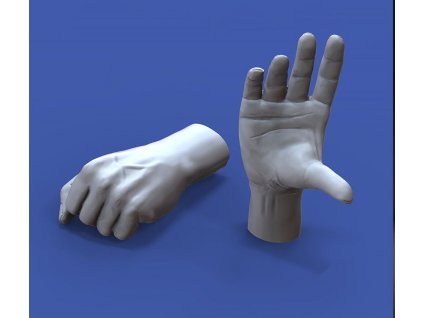 1/16 Assorted hands set No. 3
