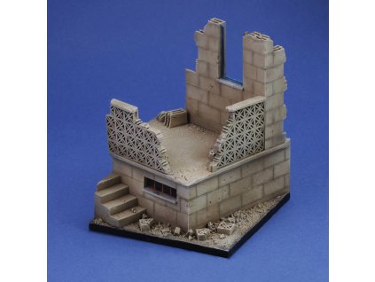 1/35 Mid orient ruin base 'cm9x9'