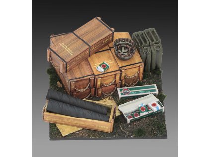 Base with 105 mm Ammo with Cases  cm4x4