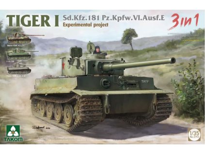 TAK2192 Sd.Kfz.181 Pz.Kfw.VI.Ausf.E Tiger I Experimental Project