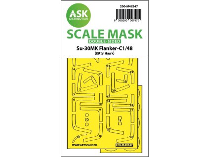 40436 200 m48247 su 30mk flanker c double sided express fit mask for kity hawk