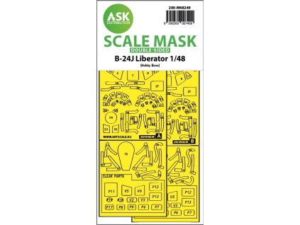 40438 200 m48249 b 24j liberator double sided express fit mask for hobby boss
