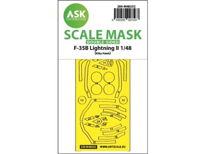 40608 200 m48252 f 35b lightning ii double sided express mask for kitty hawk