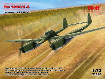 1/72 Fw 189C/V-6, German attack aircraft