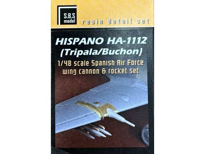 1/48 Hispano HA-1112 Wing cannon & Rocket set