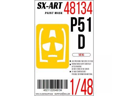 1/48 Paint mask P-51D (Meng)