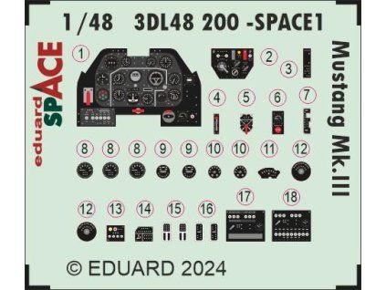 1/48 Mustang Mk.III SPACE (EDUARD)