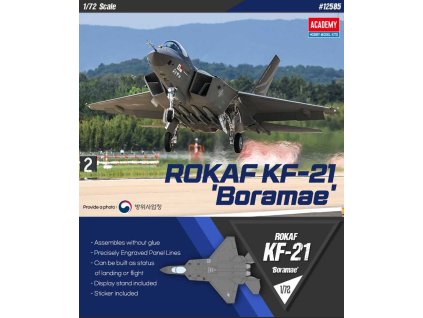 Model Kit letadlo 12585 - ROKAF KF-21 "Boramae" (1:72)