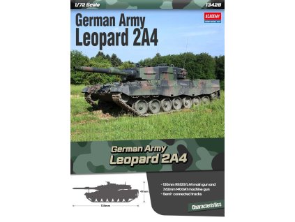 Model Kit tank 13428 - German Army Leopard 2A4 (1:72)