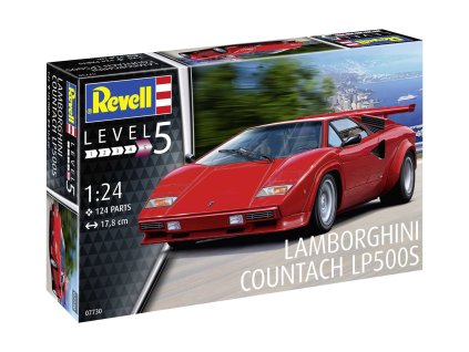 Plastic ModelKit auto 07730 Lamborghini Countach LP500S 1 24 a146313932 10374