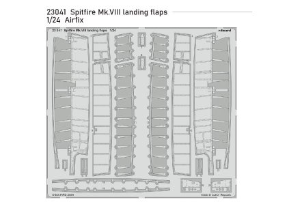 23041 Spitfire Mk.VIII landing flaps Airfix 1 24