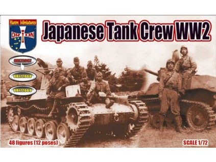 1/72 WWII Japanese Tank Crew