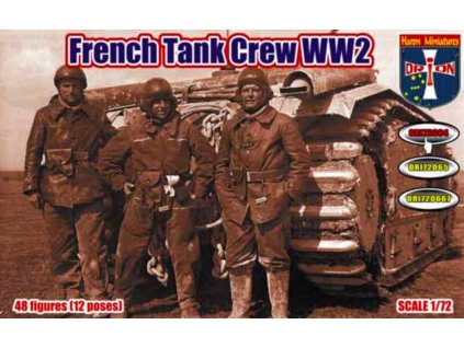 1/72 French Tank Crew WW2