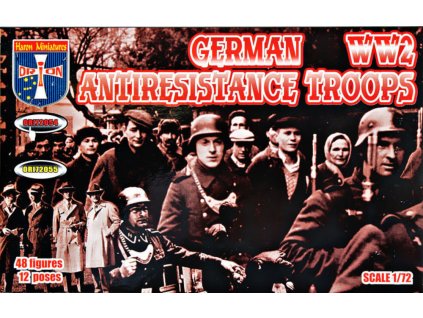 1/72 German antiresistance troops. WW2