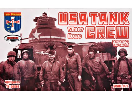 1/72 USA Tank Crew (Winter Dress) WW2