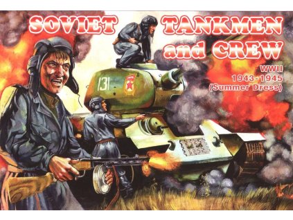 1/72 Soviet tankmen and crew, 1943-1945