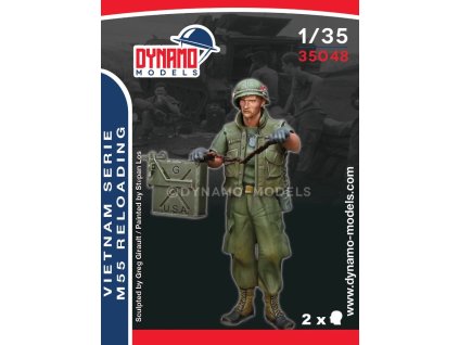 1/35 Vietnam-Reloading M55 w.ammo boxes conversion set