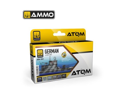 atom german u boot wwii colors set