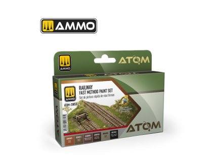 atom railway fast method paint set