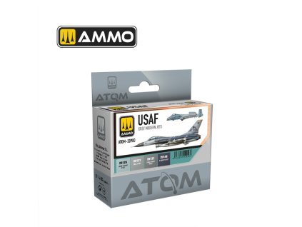 atom usaf grey modern jets colors set