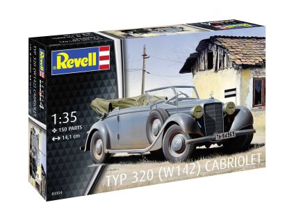 Plastic ModelKit auto 03354 Typ 320 W142 Cabriolet 1 35 a146313602 10374