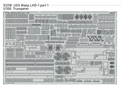 53318 USS Wasp LHD 1 part 1 1 350 Trumpeter