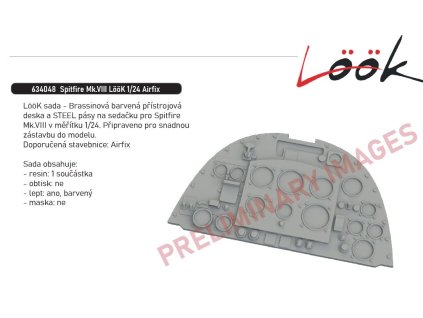 634048 Spitfire Mk.VIII LööK 1 24 Airfix