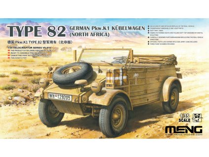 1/35 German Pkw.K1 Kübelwagen Type 82 (North Africa)