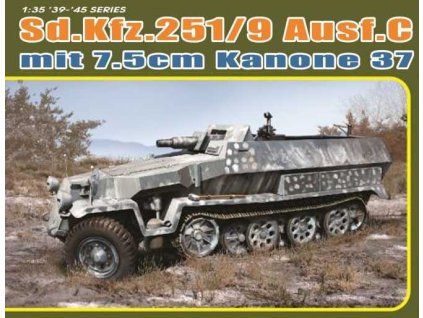 Model Kit military 6225 - Sd.Kfz.251/9 Ausf.C EARLY PRODUCTION (1:35)